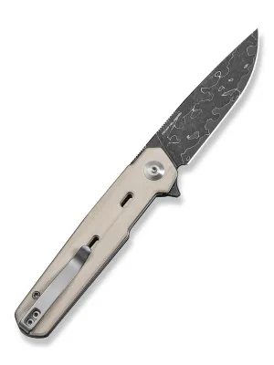 Nóż CIVIVI Navo Damascus Ivory G10 by Ostap Hel