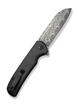 Nóż CIVIVI Chevalier II Aluminum Black Damascus