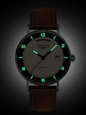 Zegarek Bauhaus Aviation Vintage Pilot 24622, 41mm