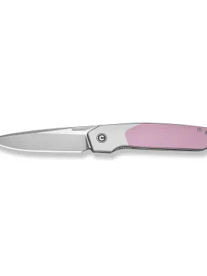 Nóż CIVIVI Brr15 Light Nitro-V White&Pink G10