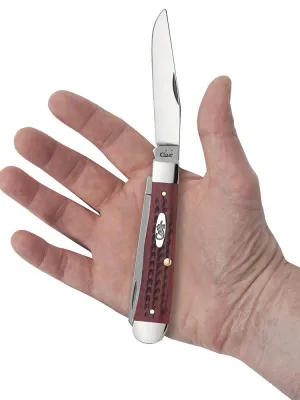 Scyzoryk Case Pocket Worn Trapper SS Old Red