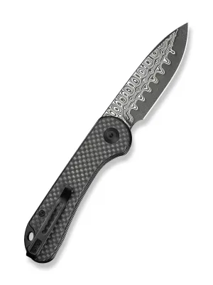 Nóż CIVIVI Elementum Slip Joint Damast CF