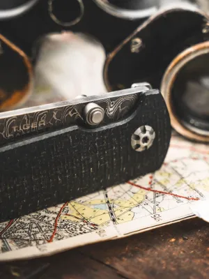 Nóż Böker Solingen Tiger-Damascus
