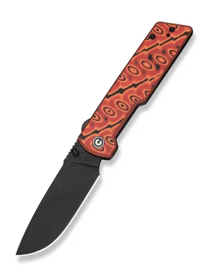 Nóż CIVIVI Zygon Nitro-V Orange&Blk Vortex Micarta