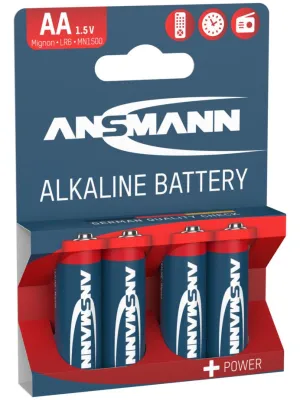 Baterie alkaliczne Ansmann AA / LR6, 4 szt.