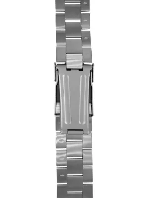 Bransoleta tytanowa Bauhaus, srebrna 22 mm