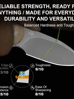 Nóż Kizer Drop Bear Fix Burlap Micarta 14C28N
