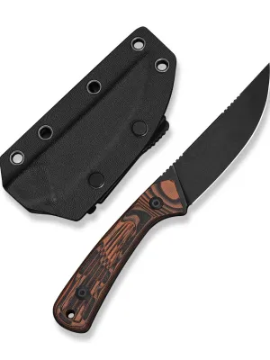 Nóż Civivi Carveth Fixed AEB-L Orange & Black G10