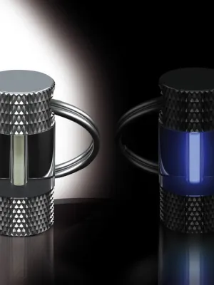Breloczek Böker Plus Mini Glow H3 niebieski